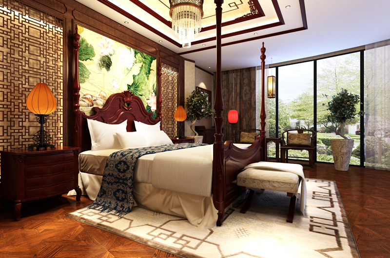 古典风格别墅卧室设计案例