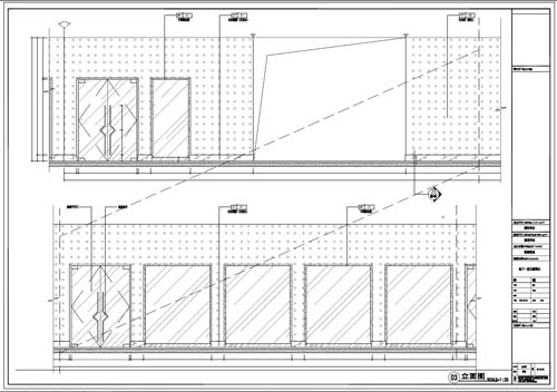 商场深化设计施工图负一层立面图3