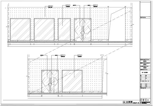 商场深化设计施工图负一层立面图35