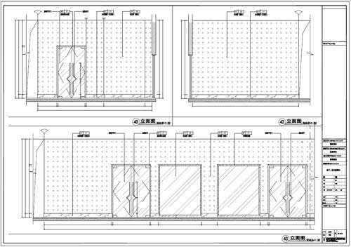 商场深化设计施工图负一层立面图40-43