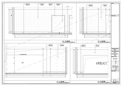 商场深化设计施工图一层立面图02-04