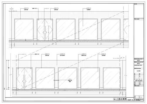商场深化设计施工图二层立面图06