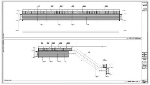 商场深化设计施工图中庭立面图10-11