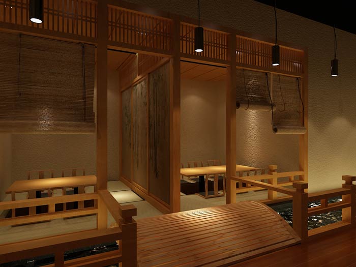 日本料理餐厅装修设计效果图