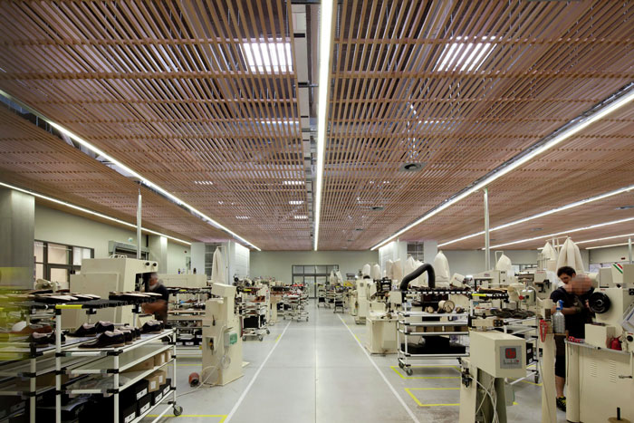 制鞋工厂厂房质检区装修设计效果图