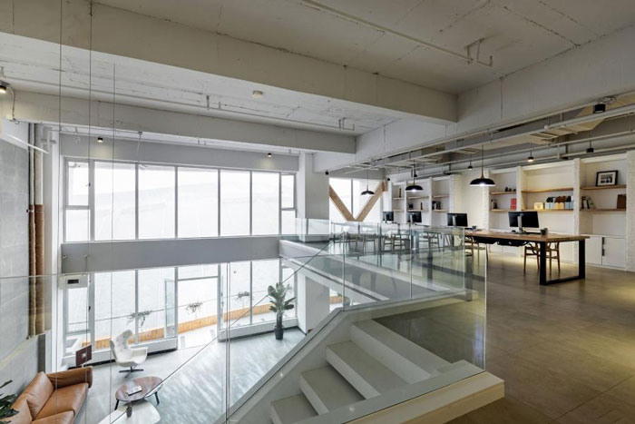 杭州loft风格办公室装修设计效果图