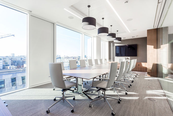 金融风投企业办公室会议室装修设计效果图