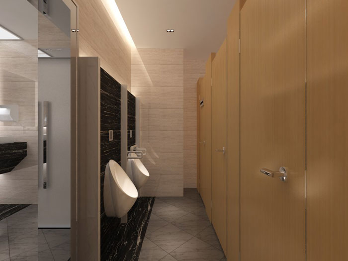 中式办公楼卫生间设计方案