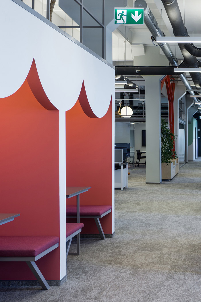 科技企业loft办公室交流区设计方案
