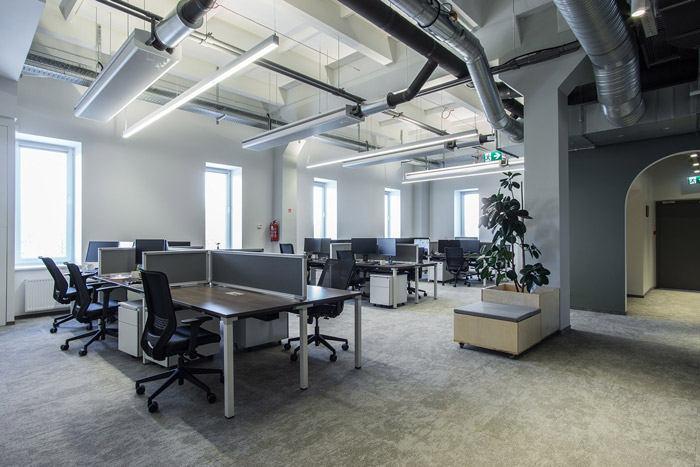 科技企业loft办公室办公区设计方案