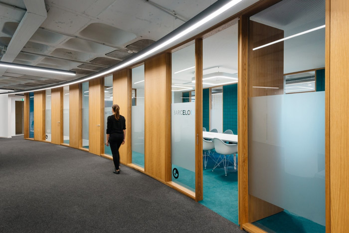 集团企业办公室会议室入口装修设计方案