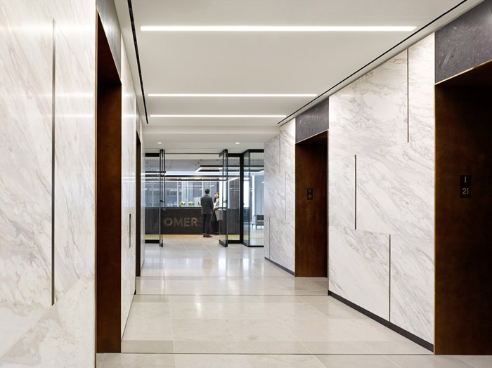 基金企业办公室电梯间装修设计方案