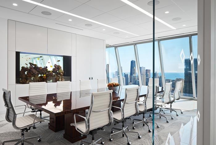 分企业办公室会议室装修设计效果图