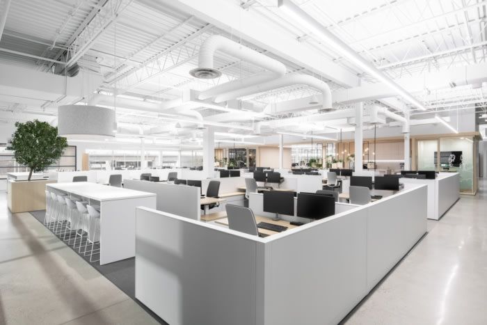 自动化企业办公室装修设计【1000平方米】 
